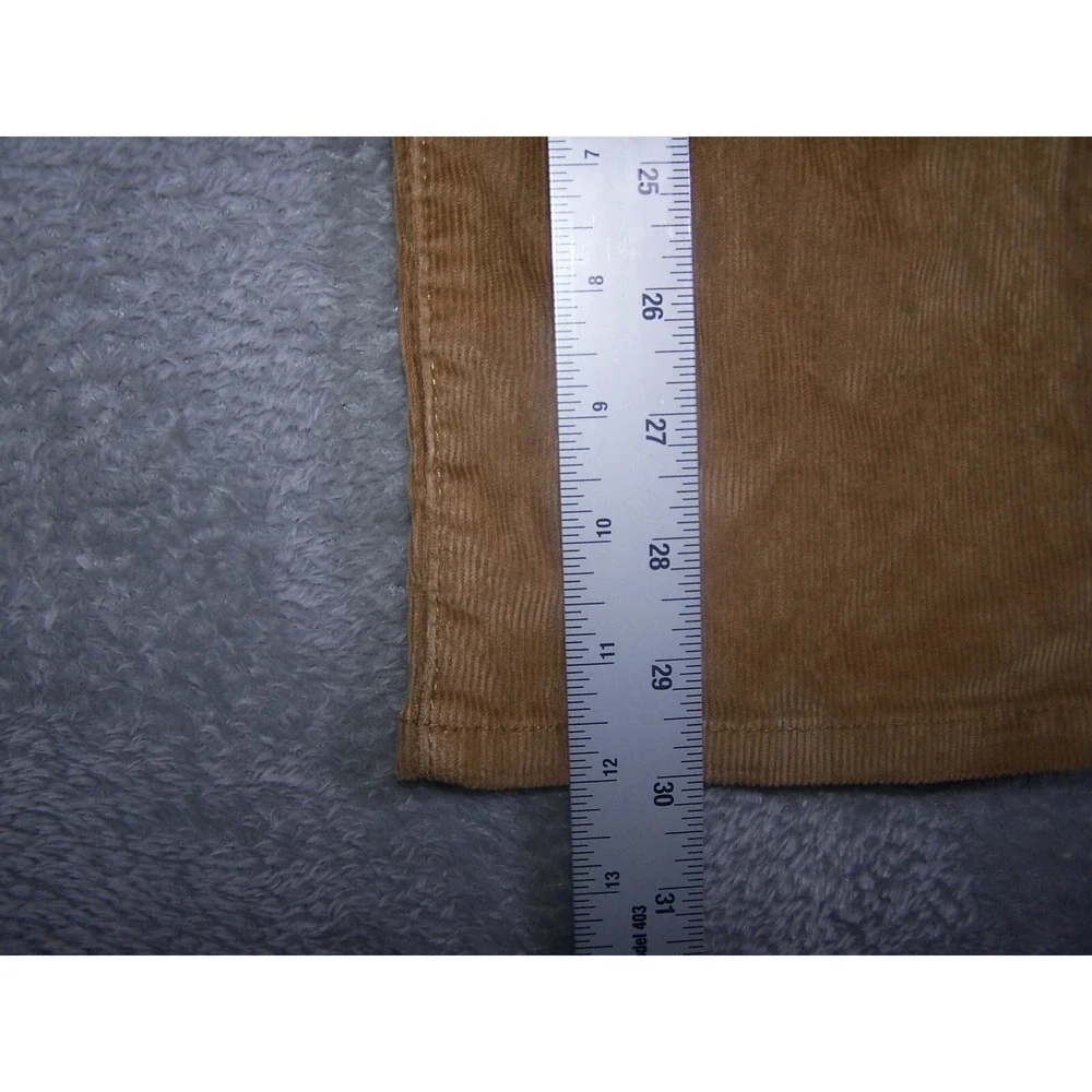 Banana Republic Pants Men's 33X30 (Tag 30) Brown Flat Front Corduroy Pima Cotton